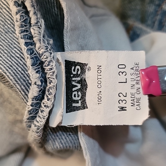 LEVI CASUAL BOHEMIAN VINTAGE SOUTHWESTERN 90's MIDI BLUE JEAN DENIM MINI SKIRT - Picture 3 of 16